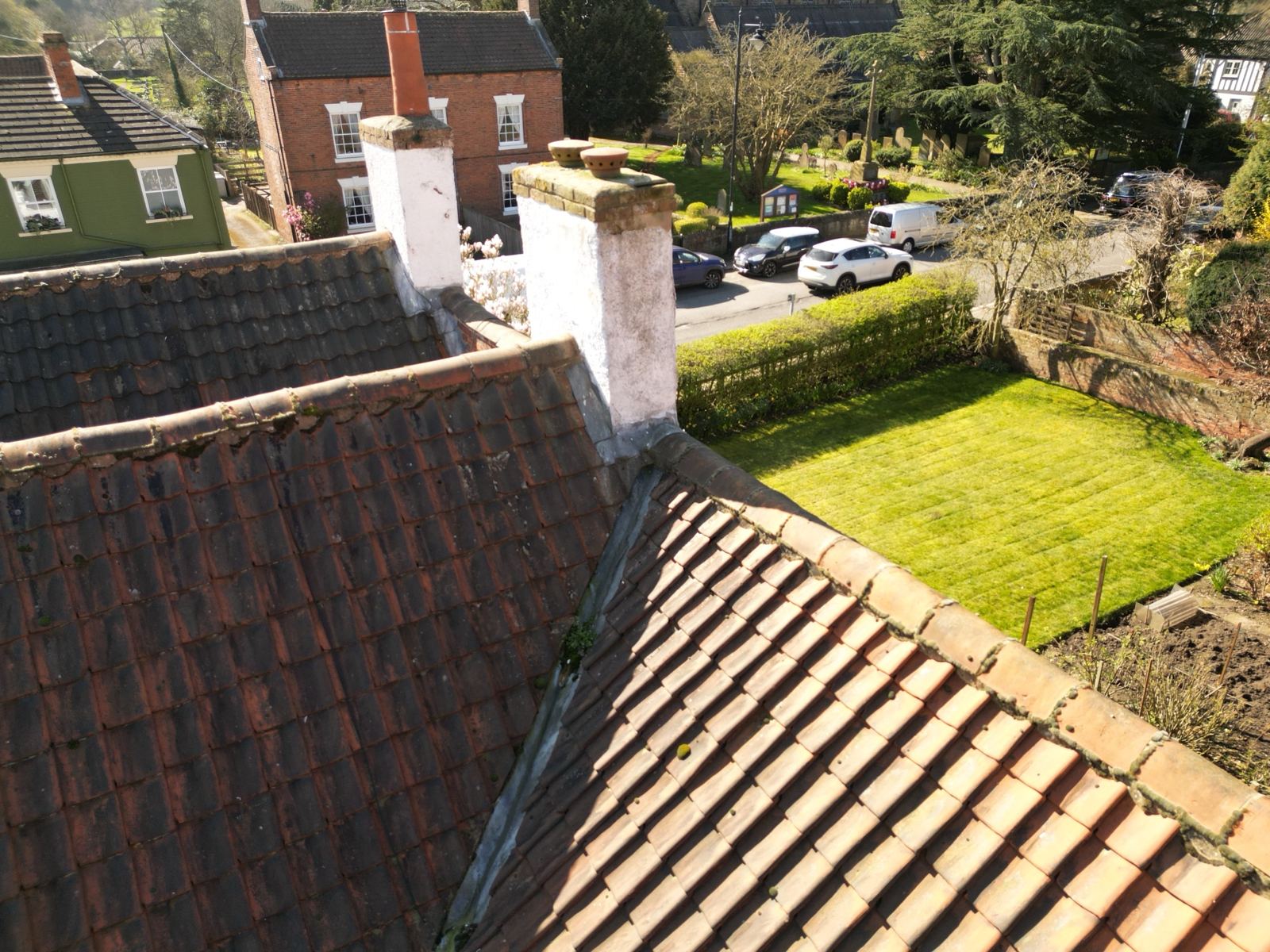 Farnsfield, surveyed by drone before quoting